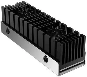 Dual Engine Tower M.2 NVME SSD Cooling Heat Sink 13MM Double Fan Air Cooled Radiator Aluminum Alloy for 2280 Solid State Drive