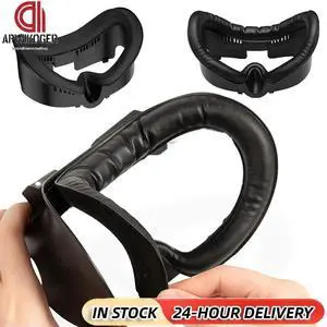 3-In-1 Face  Cover Sweatproof VR Face Cover PU Leather Ice Silk Fabric Replacement Foam Pad for Quest 3 VR Comfort Kit