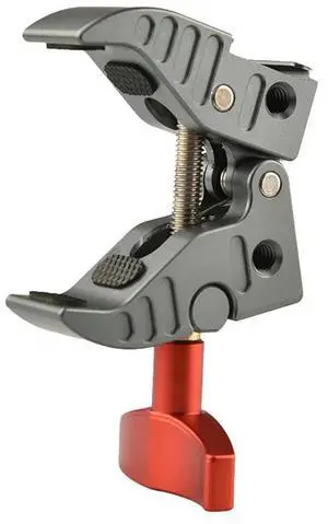 Crab-Shaped Super Clamp Camera Mount Clamp Crab Clamp Superclamp for Magic Arm and Rod System for Camera Monitor LED Light Ect