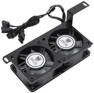 RAM Heatsink ARGB Syn RAM Memory Cooling Fan with Dual 60mm Fan PWM 1000-3000RPM for DDR/DDR2/DDR3/DDR4/DDR5