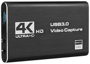 4K HDMI-Compatible USB 3.0 Video Recorder Grabber 1080P 60FPS Audio Video Capture Card 60Hz for OBS Capturing Game Card Live