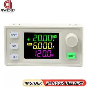 SK120X CNC Dc 6-36V To 0-36V DC-DC Step Up/Down Bench Boost/Buck Adjust Regulated Power Supply Module with LCD Display 120W USB
