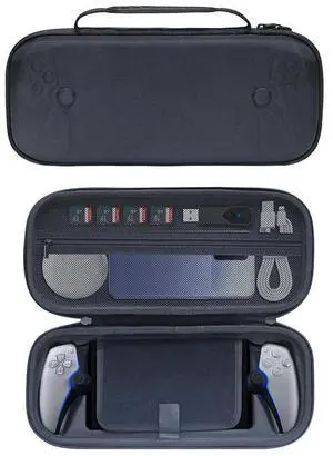 Carrying Case Anti-Drop Travel Carry Bag Waterproof Portable Bag with Mesh Pocket for PS5 Portal for Portal