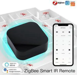 ZigBee Universal Infrared Remote Controller Works with Alexa Google Home Air Conditioner TV IR Remote Powered by Tuya