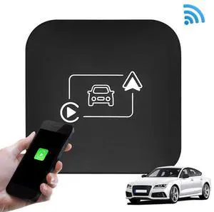 Wireless CarPlay Android Auto Mini AI Box Android 11+ System Mini Box Dongle BT for Factory Wired CarPlay Android Auto Cars