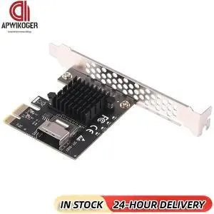 Computer PCI-E 1X To SATA Mining Extension Adapter 6Gbps PCI Express 1X Expansion Card Mining Accessories for /Linux