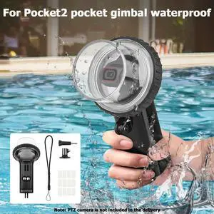 Diving Surfing Waterproof Case Protective Housing Shell for Pocket 2 Camera
