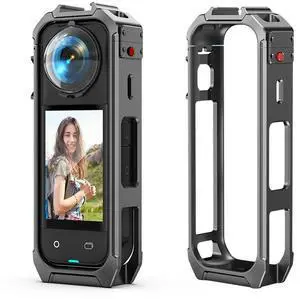 Rabbit Cage Aluminum Alloy Protective Case Magnetic Quick Release Action Camera Frame for X5 Camera Accessories