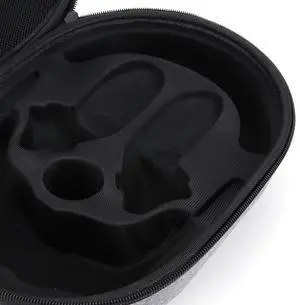 Carrying Case Bag Shockproof EVA Hard Shell Case Anti-Scratch Organizer Bag Partition with Mesh Bag for Quest 3 Headset