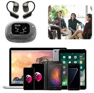 144 Languages ligent Translate Earbuds Bluetooth-Compatible 5.4 Translator Device 99% Accuracy for Travel Business Learning