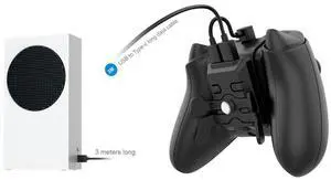 Gamepad Paddle Keys Gaming Accessories Gamepad Controller Trigger Button with Data Cable for Xbox Series/One S/X Controller