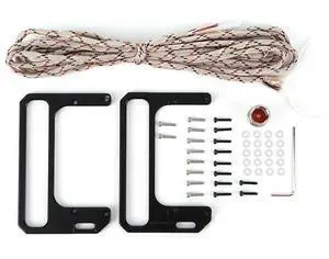 Radio Stand Handle Aluminum Alloy Radio Tactical Shield Side Carry Handle Suitable for Xiegu X6100