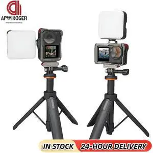 Aluminum Alloy l Frame Cage with Cold Shoe 1/4inch Hole Protective Frame Mount Case for Osmo Action 3/4 Action Camera