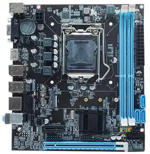 H61 Computer Motherboard A1155 Socket I3/I5/I7 CPU Desktops MainBoard 4 X SATA 2.0 Realtek 10/100 Mbps LAN Onboard for Office