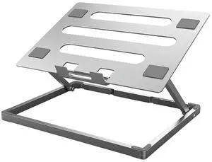 Portable Laptop Stand Adjustable Height Ergonomic Notebook Holder Foldable Laptop Riser Aluminum Alloy for MacBook/