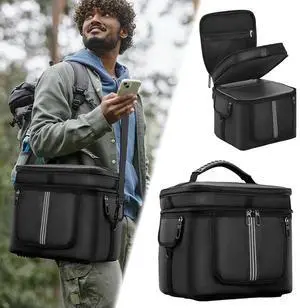 Portable Power Station Bag Waterproof Travel Carrying Bag Anti-drop Multiple Pockets for Ecoflow River 2 Pro/Ecoflow River 2 Max Portable Power Station Bag Waterproof Travel Carrying Bag Anti-drop Multiple Pockets for Ecoflow River 2 Pro/Ecoflow River 2 Max