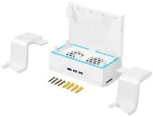 Dock Mount Supporter Cooling Base Game Handle Rack Radiator Base Holder 7 Lighting Modes for XBOX Series S