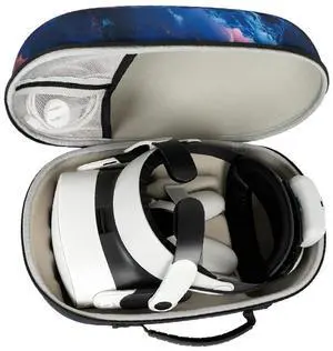 Portable Hard Carrying Case Shockproof Travel Bag for Quest 3S/Pico 4 Ultra VR Headset Accessories