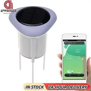 Zigbee Solar Soil Sensor Wireless Soil Tester IP66 Waterproof Thermohygrometer Garden Automation Irrigation Detector