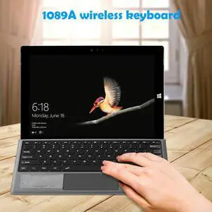 Portable Keyboard Bluetooth-compatible 3.0 Supplies Office Caring Computer for Surface Pro 3/4/5/6/7 Keypad with Touchpad