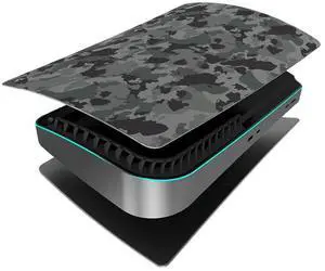 Camouflage Replacement Plate Dustproof Game Console Cover Anti-fingerprints Frosted Surface for PS5 Game Console Version