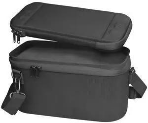 Portable Bag Shockproof Travel Carrying Bag 2 in 1 Handheld Game Console Case for Switch 2 Console Base Power Adapter