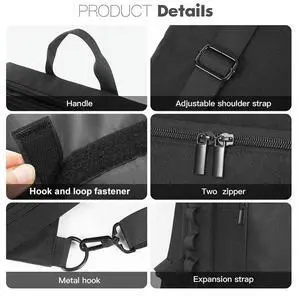 DJ Backpack for Pioneer DDJ-400 DDJ-FLX4 for Roland DJ-202 Carrying Case Travelling Case Anti-scratch Adjustable Shoulder Strap