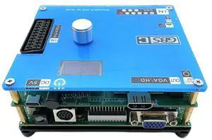 GBSC Converter Supports 1080P HD Video Converter Adapter Arcade Game RGBS RCA/VGA To VGA/RCA Converter for 2 Console