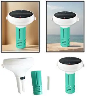 7 In 1 ligent Chlorin Meter Bluetooth-Compatible Swim Pool Water Tester Work with APP Salinity Meter PH Tester for Pools