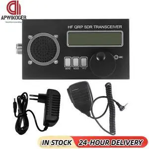 8 Band USDX USDR HF QRP SDR Transceiver HF Ham Radio Built-in QRP CW Transceiver with Mic Shortwave Transceiver