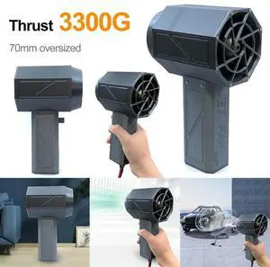 2000W Turbo Jet Fan 70mm Brushless Motor Turbo Violent Fan with XT60 Interface Ducted Jet Fan Computer Keyboard Cleaner