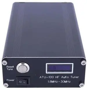ATU-100 Automatic Antenna Tuner 1.8MHz-30MHz HF Auto Tuner by N7DDC+0.91 OLED ATU-100 Case Box V3.2 Version