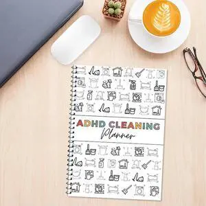 Cleaning Plan Schedule Daily Weekly Monthly Household Cleaning Planner Chore Chart Notebook for Home Family Cleaning Tasks