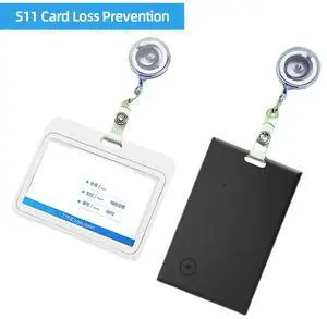 Thin GPS Item Finder Bluetooth-Compatible Work with Find My GPS Locator with Key Chain Hole for Luggage Tag Purse Passport