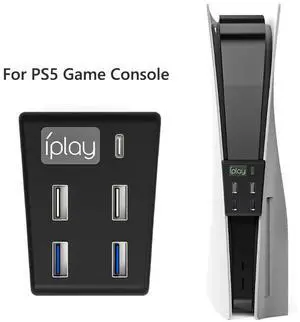 Game Console USB Splitter Expander Hub Adapter Splitter Extension USB3.0 Adapter Converter for 5 PS5