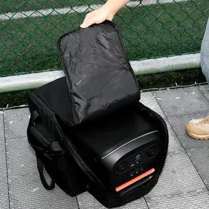 Protective Case with Shoulder Strap & Extra Pockets Speaker Tote Bag Portable Speaker Carry Case for JBL PartyBox Club 120