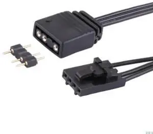 for RGB To Standard ARGB 4-Pin 5V Adapter Connector RGB Cable 25cm