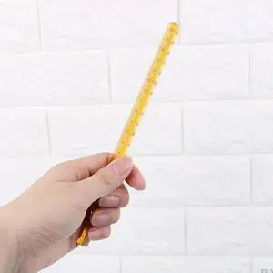 Transparent Acrylic Ruler Measuring 0-20cm for Artists Designers Student