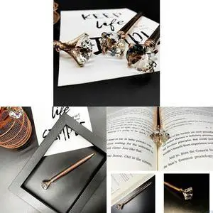 Fancy Big Diamond Ballpoint Pen Refille l Ballpoint Pen Gift for Business Women Men Friend Teacher Student