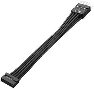 Mini USB Switchig Cable USB 9 Pin to 11 Pin Female Mainboard to Chassis Line