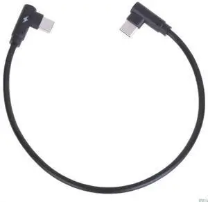 Type C 3.1 Extension Cable 90 Degree Type C Male to Male 480Mbps Connector Extension Cable, Supports Charging, Data