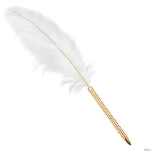 Stylish White Ballpoint Pen Wedding Writing Pen Business Pen