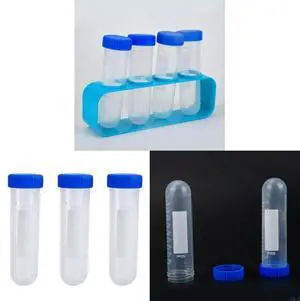 3pcs/ 50ml Centrifuge Tubes Set with White Index Tab for Student Teacher School