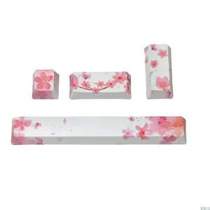 PBT OEM Keycaps Blossom for Mechanical Keyboard Space Enter ESC Key Caps
