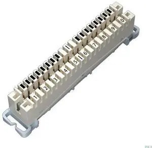 krone Article 10 Pairs of Line Row Kelon Voice Module Distribution Frame for 19-inch Standard Cabinets