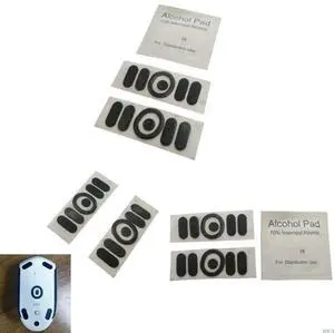 2Set Mouse Feet Mouse Skates Stickers Pad Rounded Glides Curved Edges Feet Replacement for - G304 G305 Mouse