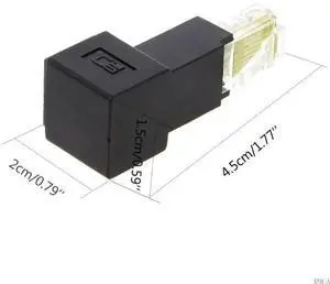 RJ45 Coupler, Coupler, Ethernet Connectors Multi-angle Coupler for Cat5e Ethernet Cable Extender Connector