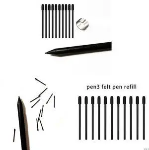 10Pcs Felt Pen Nibs and Holder For Pen 3 PTK470 PTK670 PTK870 DTH135 DTH172