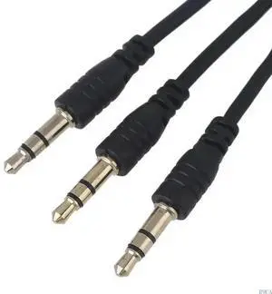 Splitter, 4.5 Feet 3.5mm Male to 2 Male Splitter Stereo Headphones Adapter Cable for phone Splitter, 4.5 Feet 3.5mm Male to 2 Male Splitter Stereo Headphones Adapter Cable for phone