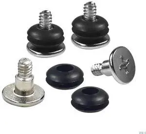 20pcs Computer for Case Shockproof Screws + Shock Absorption Rubber Gaskets for 3.5-inch HDD Hard Disk Damping Screw Set